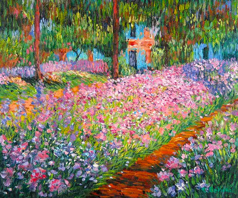 Monet - Garden At Giverny