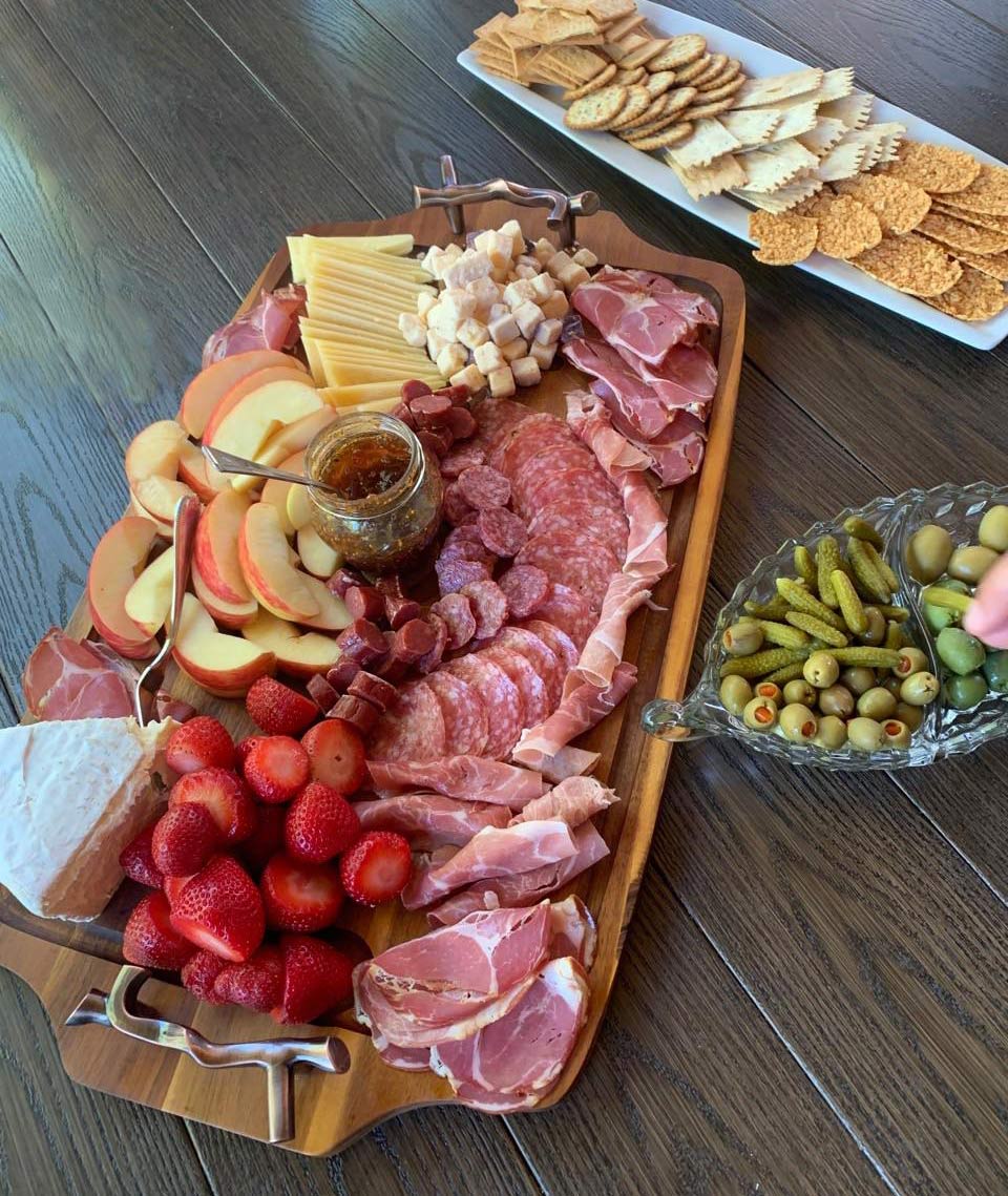 Party Platter and Crackers
