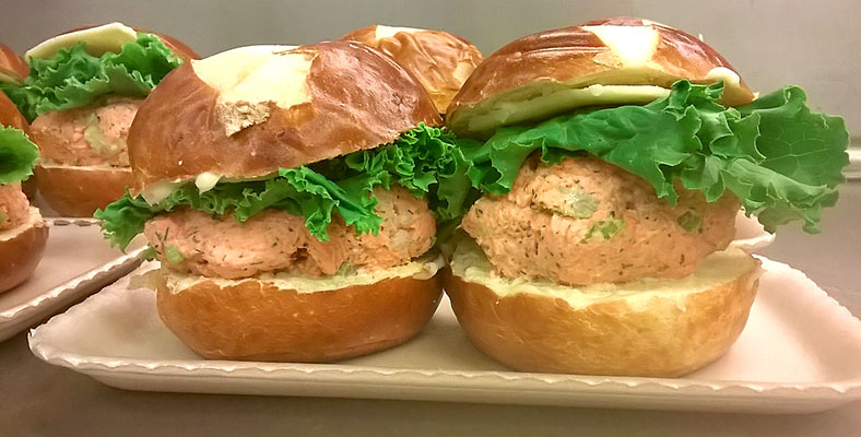Salmon Salad Sandwiches
